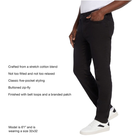 🔥NEW! Express Men’s black denim Jeans - Picture 2 of 8